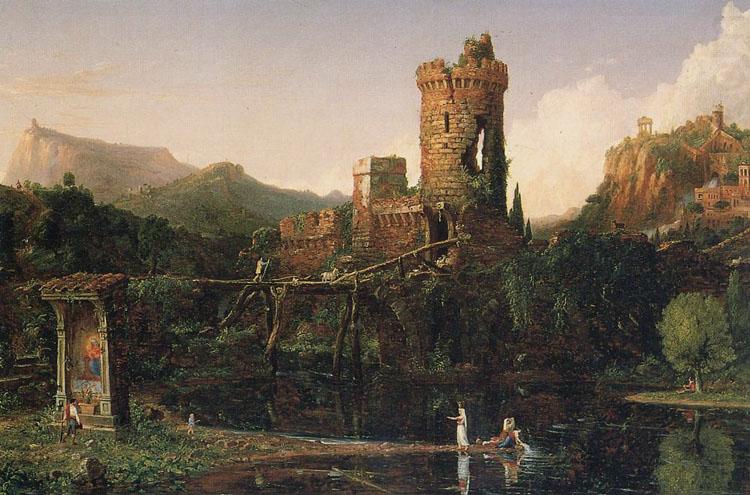 Thomas Cole Landscape Composition:Italian Scenery (mk13) china oil painting image